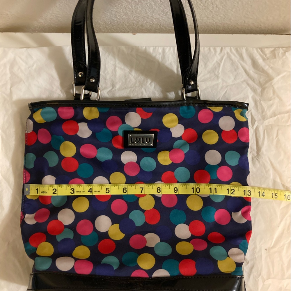 lulu Colorful Polka Dot Tote - Picture 8 of 10